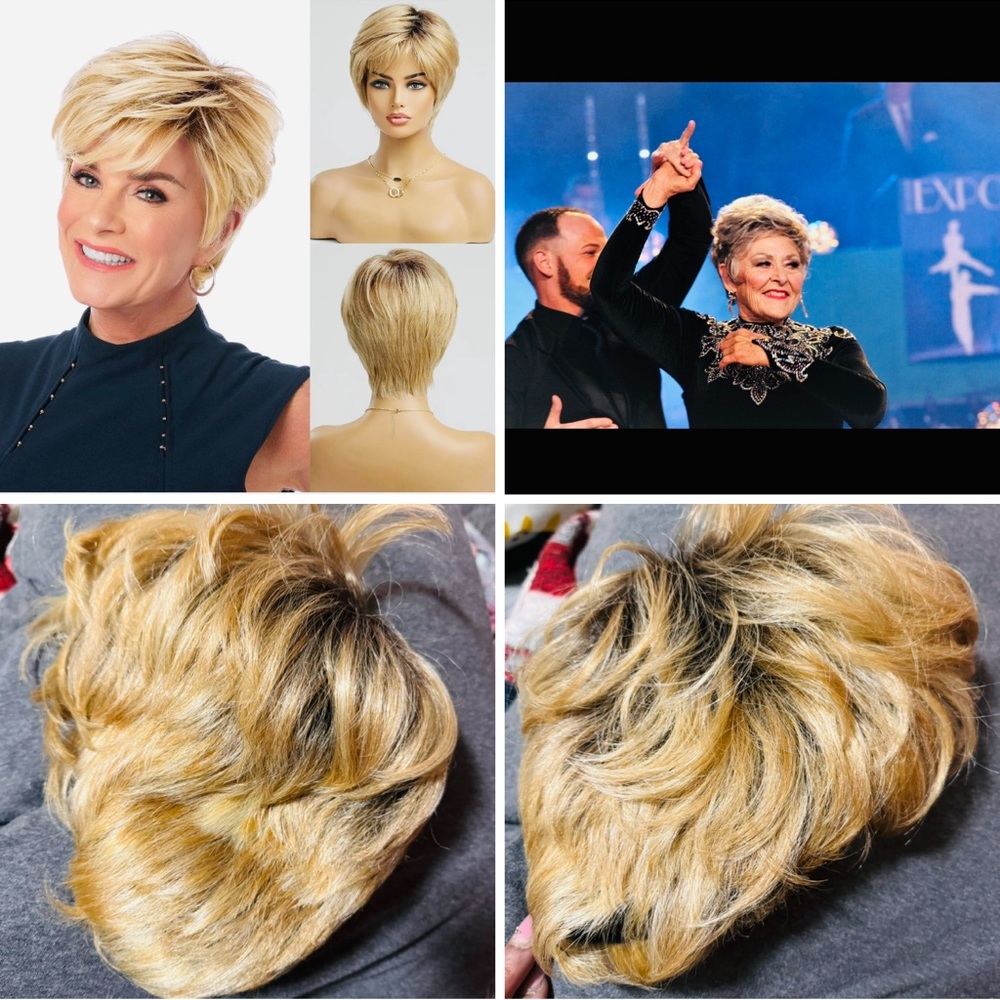 Ombré pixie wig